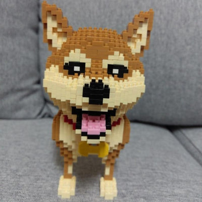 Shiba Inu 3d Model Block Brick Toy - Happy Shibas™