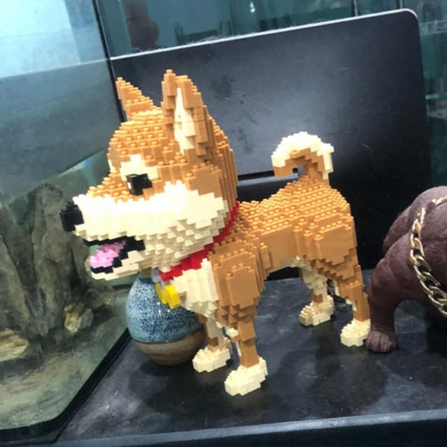 Shiba Inu 3d Model Block Brick Toy - Happy Shibas™