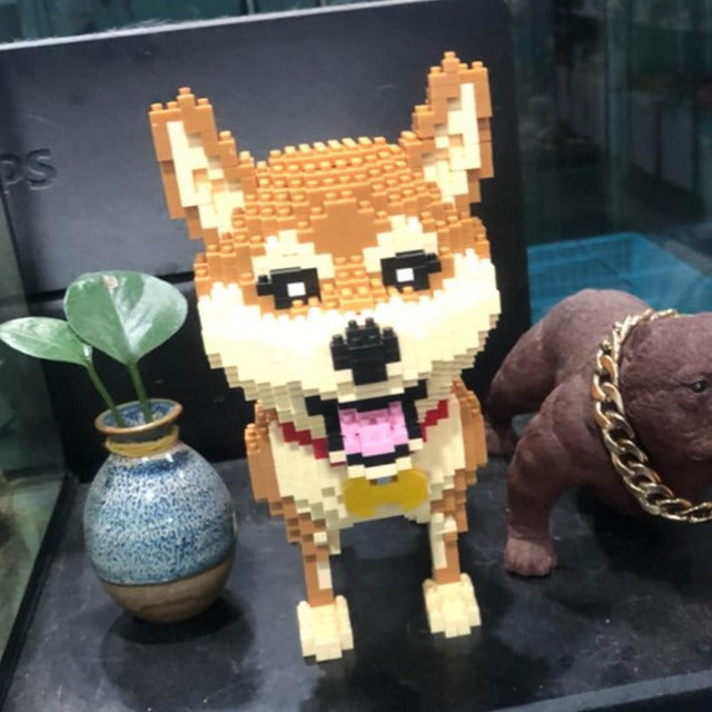 Shiba Inu 3d Model Block Brick Toy - Happy Shibas™