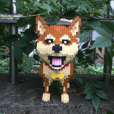 Shiba Inu 3d Model Block Brick Toy - Happy Shibas™