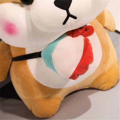 a gift pouch on a plushie