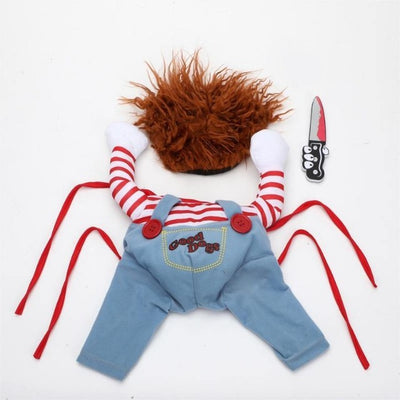 A halloween costume for a dog
