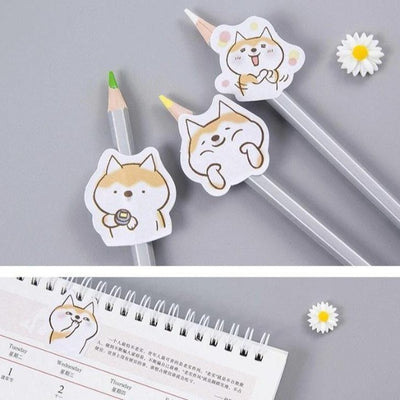 shiba inu stickers amazon are like these in picture shibas on a pencil