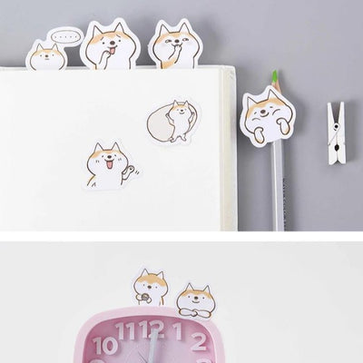 the shiba inu sticker meaning is that they are fun on clock