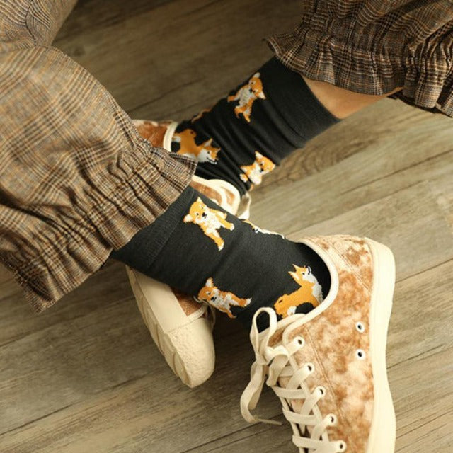 Shiba Socks
